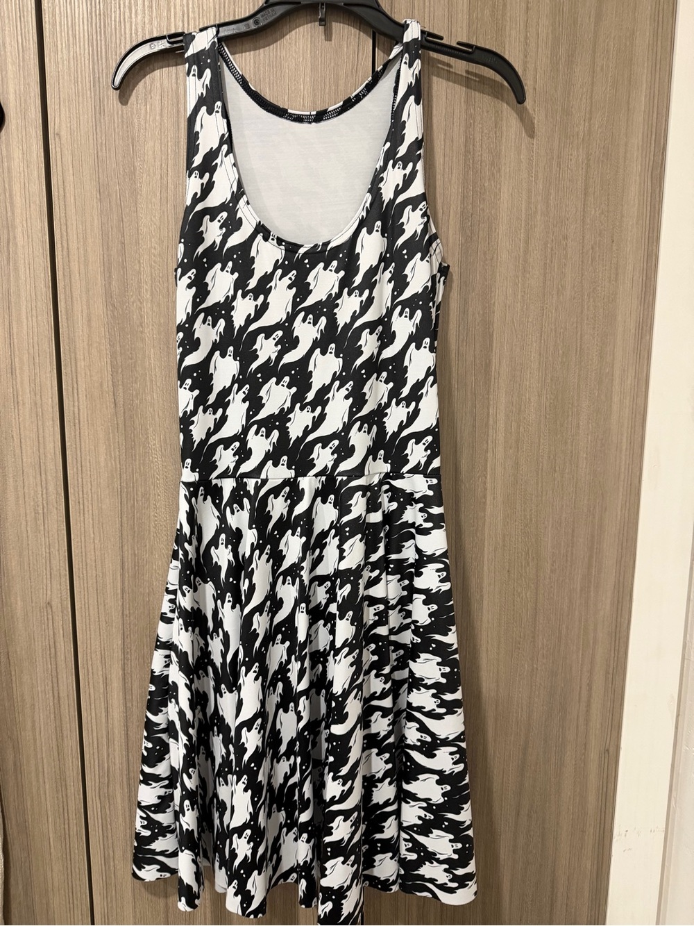 Blackmilk Clothing Ghost Print skater dress in Long Torso S!!